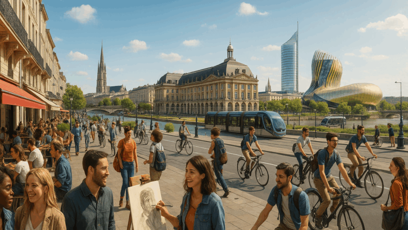 Bordeaux se classe parmi les villes les plus dynamiques de France en 2025