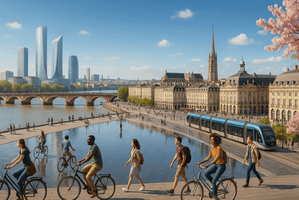 Bordeaux se distingue comme la troisième ville la plus dynamique de France en 2025