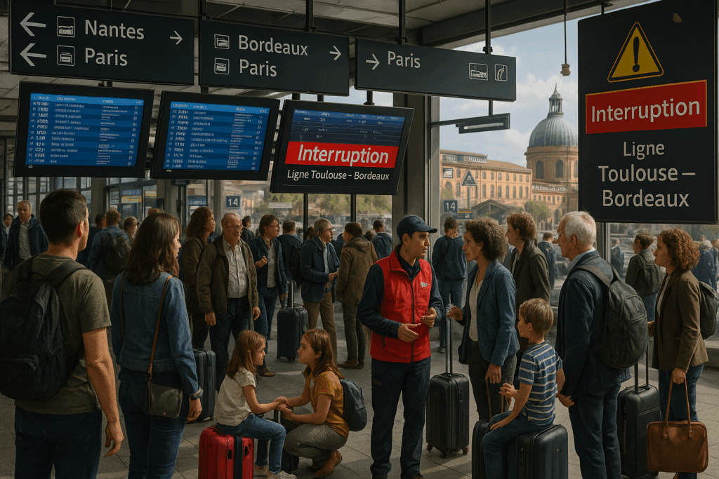 La ligne SNCF Toulouse-Bordeaux interrompue : conseils pour rejoindre Nantes, Bordeaux ou Paris depuis la Ville rose