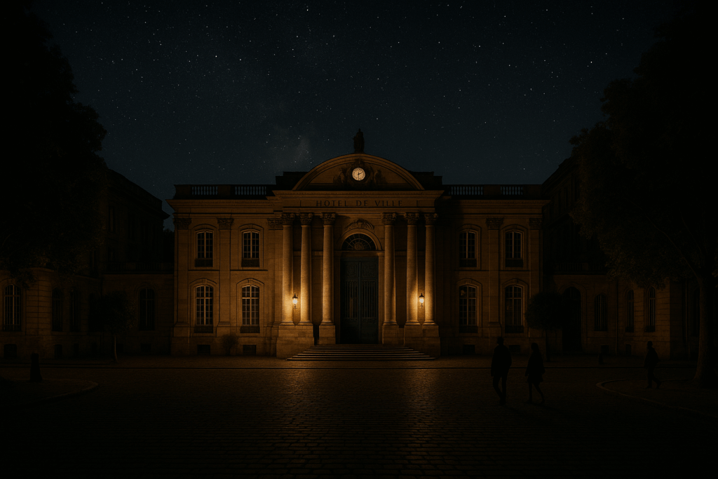L&rsquo;hôtel de ville de Bordeaux dans l&rsquo;obscurité : les raisons derrière la décision symbolique du maire