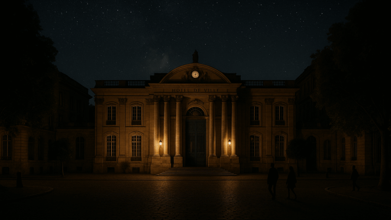 L’hôtel de ville de Bordeaux dans l’obscurité : les raisons derrière la décision symbolique du maire