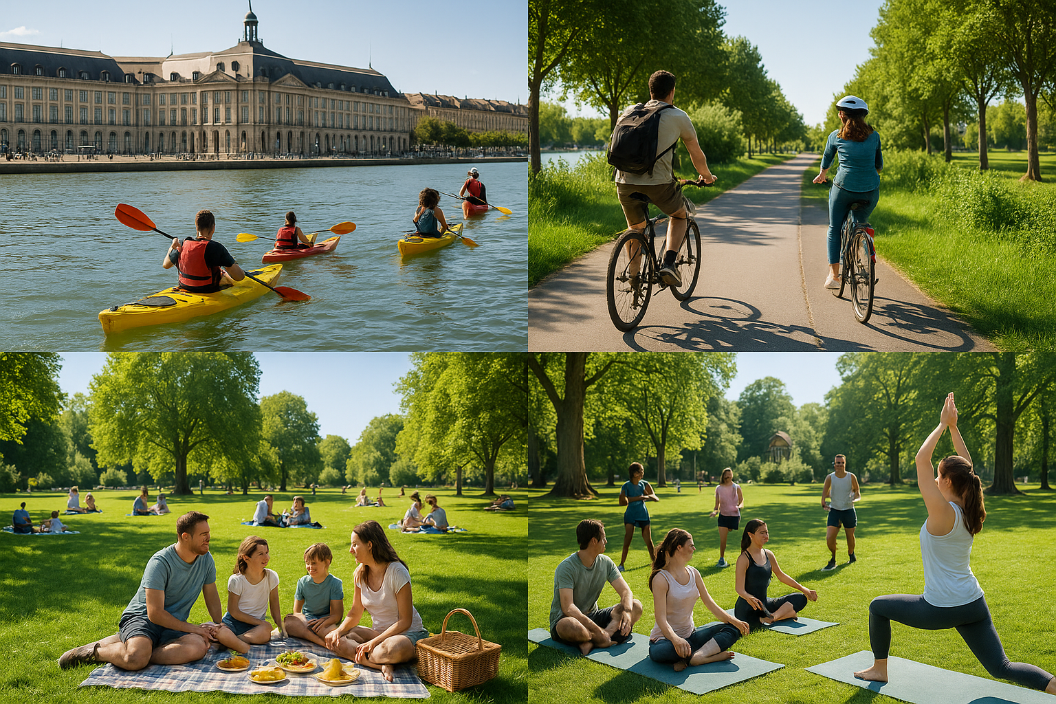 Sport et détente à Bordeaux : Top 5 des activités de plein air