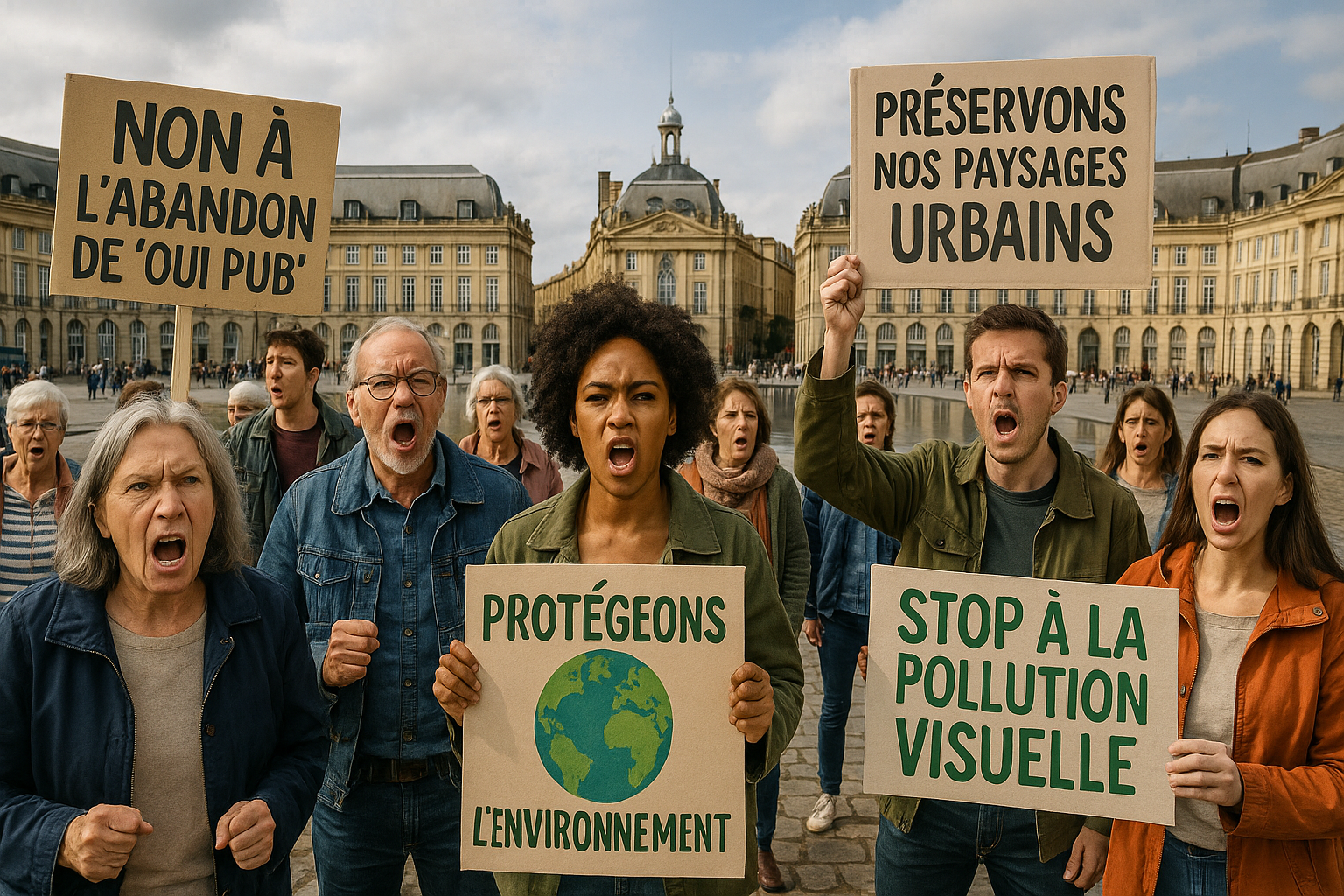 Bordeaux exprime son indignation envers le gouvernement face à l’abandon du dispositif « Oui pub »