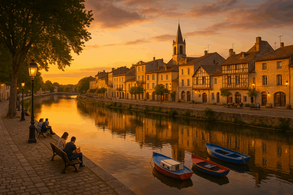 Découverte d&rsquo;une perle méconnue de Gironde : cette ville séduit par son atmosphère fluviale et son centre enchanteur