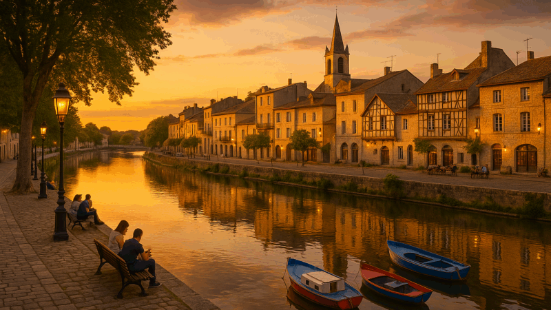 Découverte d’une perle méconnue de Gironde : cette ville séduit par son atmosphère fluviale et son centre enchanteur