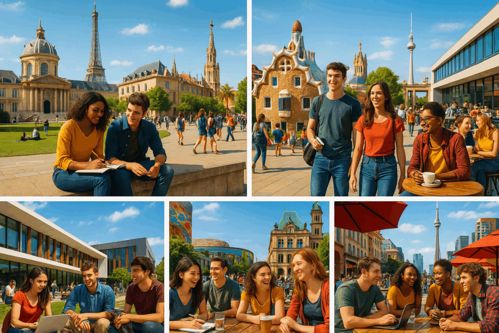 Les villes étudiantes incontournables de 2025 : notre classement