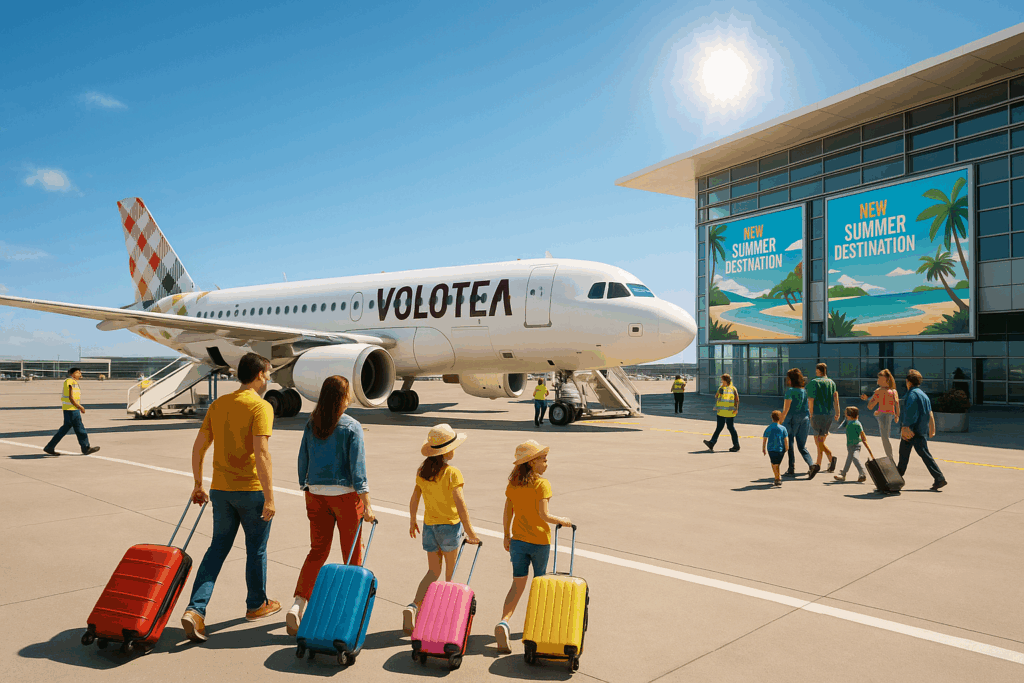 Volotea lance une nouvelle liaison entre Bordeaux et une destination ensoleillée
