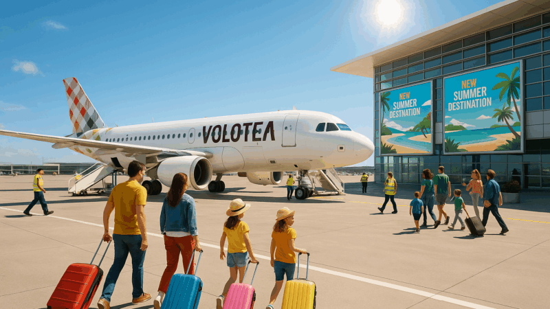 Volotea lance une nouvelle liaison entre Bordeaux et une destination ensoleillée