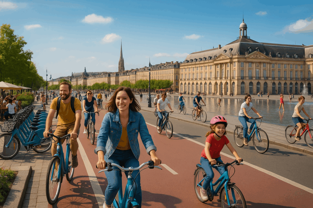 exploration des villes de la métropole bordelaise pionnières en matière de promotion du vélo